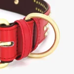 Anneau de connexion pour laisse sur le Collier Chien Cuir Personnalisé Du Rock