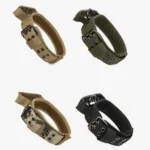 Variété de bracelets tactiques : couleurs et designs adaptés aux activités en extérieur.