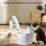 Accessoire moderne pour chats : boîte à litière élégante et facile à entretenir.