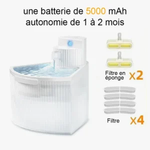 Système de filtration deau moderne, compact et efficace, idéal pour un usage domestique.