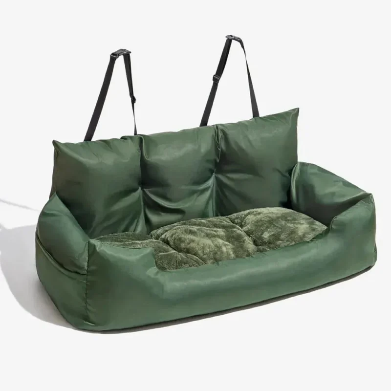 Sofa suspendu vert moderne : confort, style et polyvalence pour intérieur et extérieur.