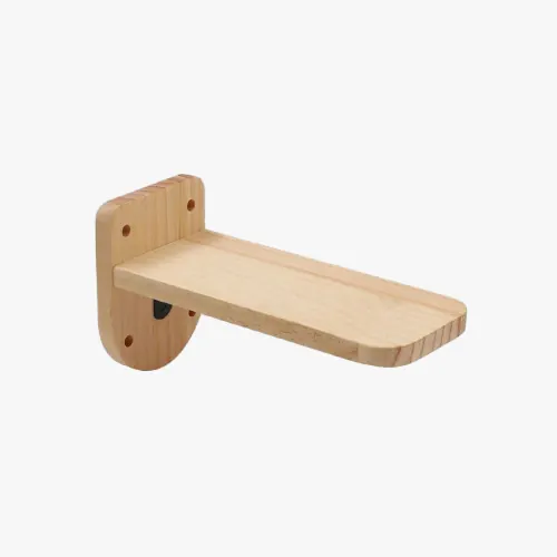 Étagère en bois minimaliste, design élégant et pratique pour décorer tous les espaces intérieurs.