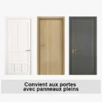 Trois portes élégantes : classique, moderne et sophistiquée pour tous les intérieurs.