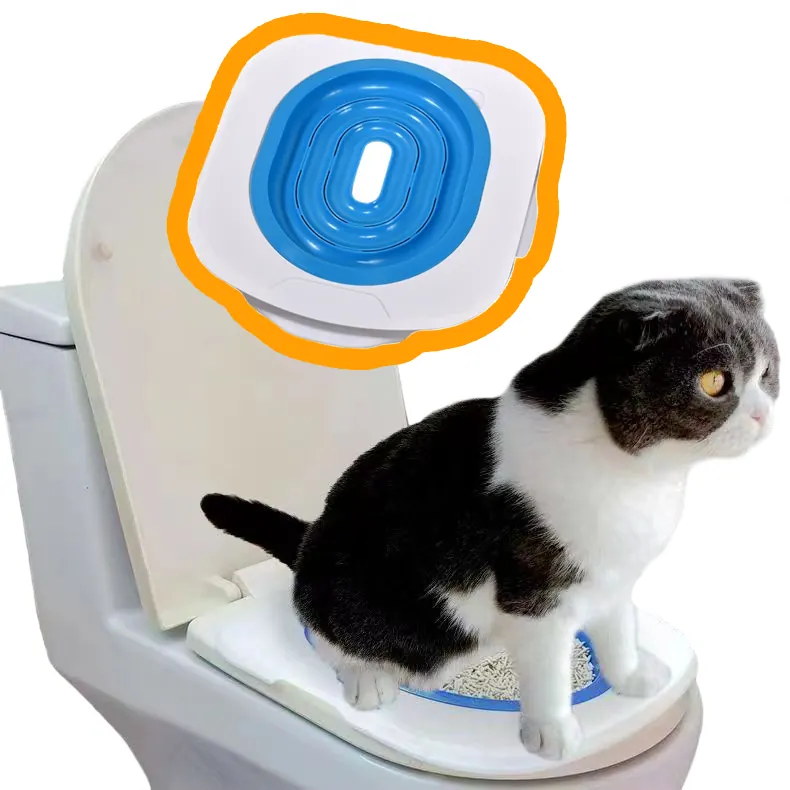 Un chat noir et blanc utilisant les toilettes, une démonstration surprenante de son apprentissage.