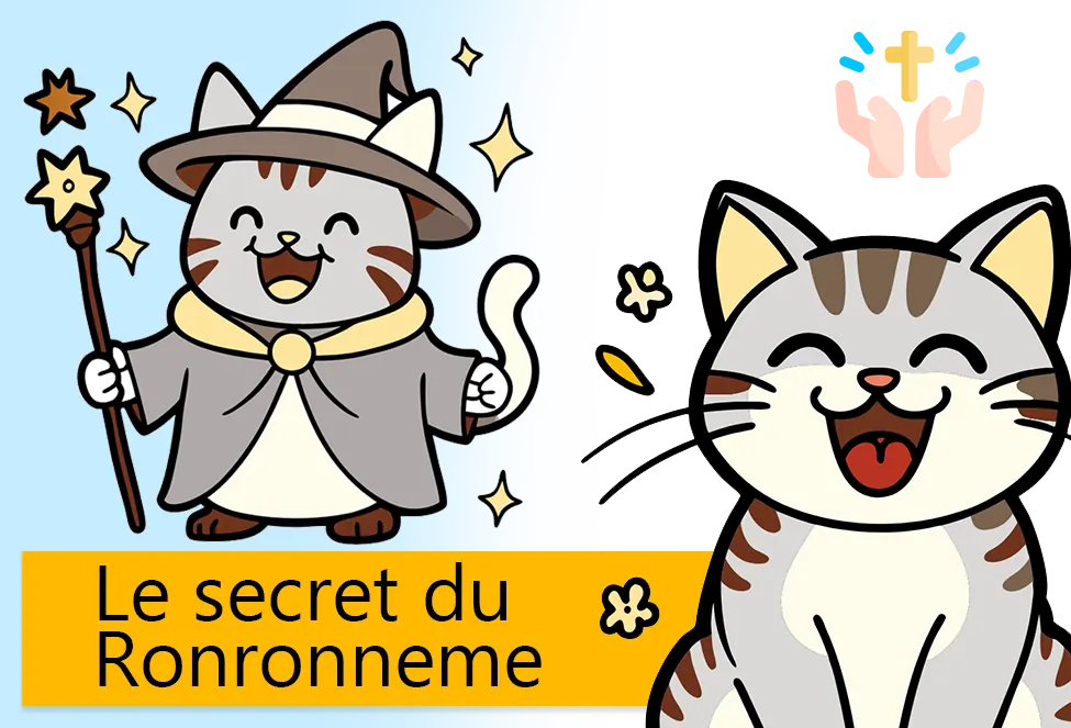 Le secret du ronronnement du chat