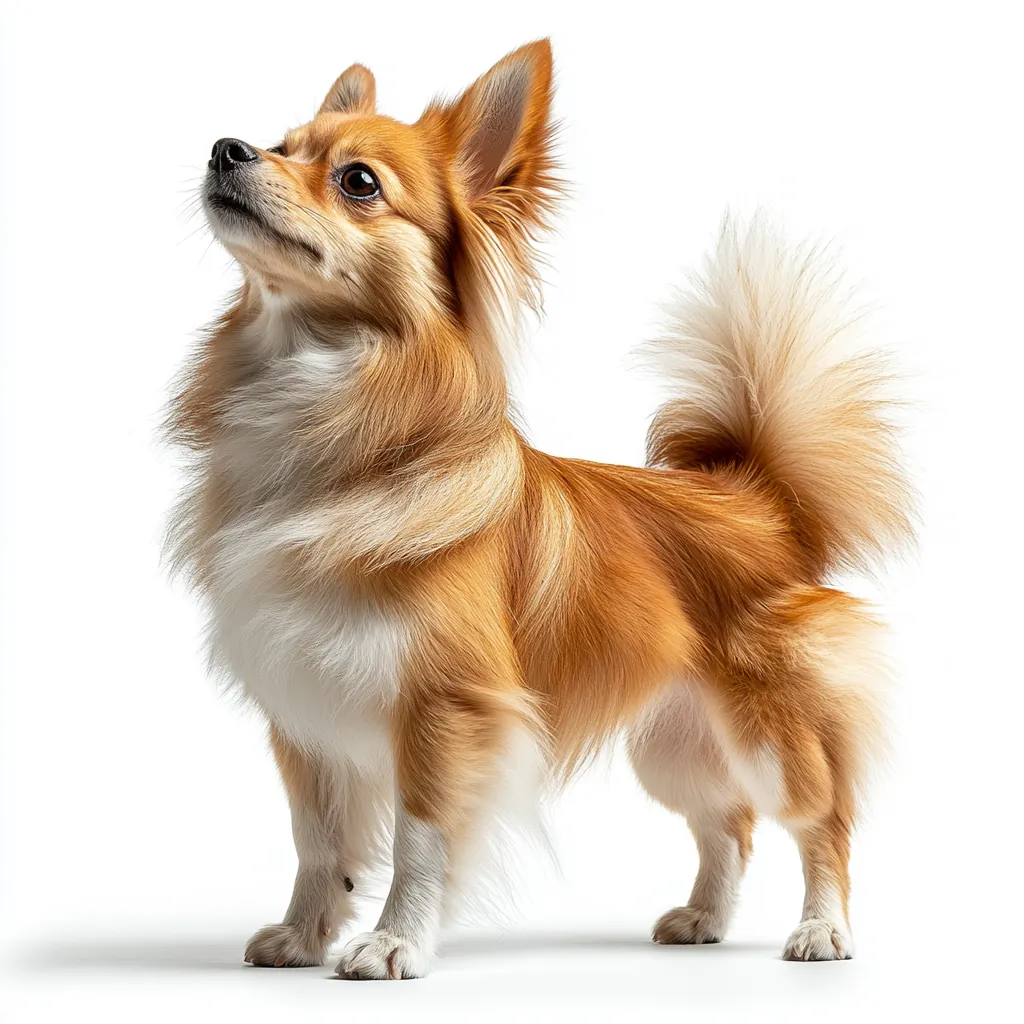 Un beau Spitz Nain jaune