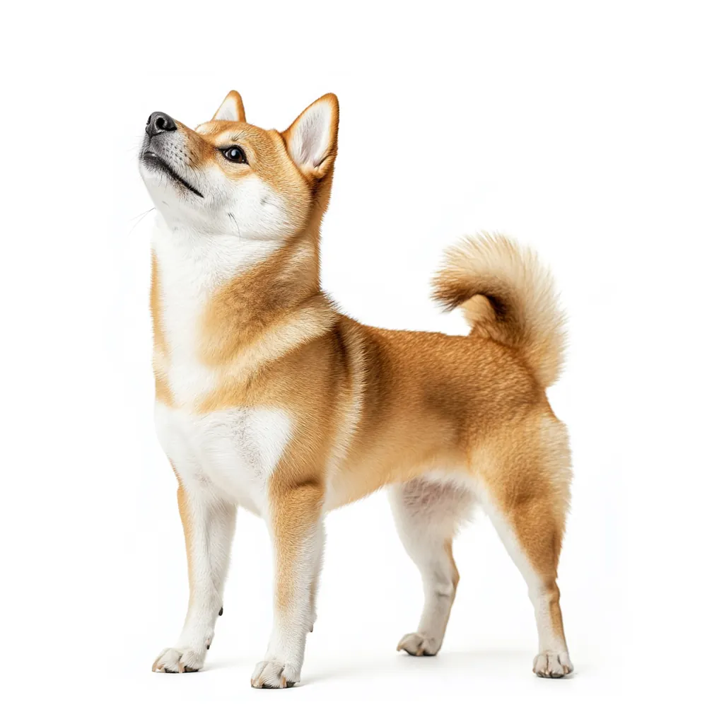 Un adorable Shiba Inu, avec son caractère espiègle et son apparence mignonne.