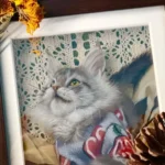 details-portrait-chat-personnalise-3d-maine-coon