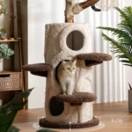 Niche d’un arbre à chat avec finition soignée