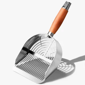 Pelle à litière en inox de haute qualité.