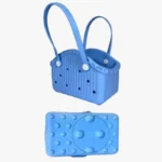 Vue latérale et dessous du sac en caoutchouc écologique pour petit animal