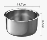 Bol moyen en inox pour animaux.