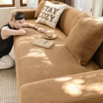 Housse de canapé extensible confortable anti-griffure